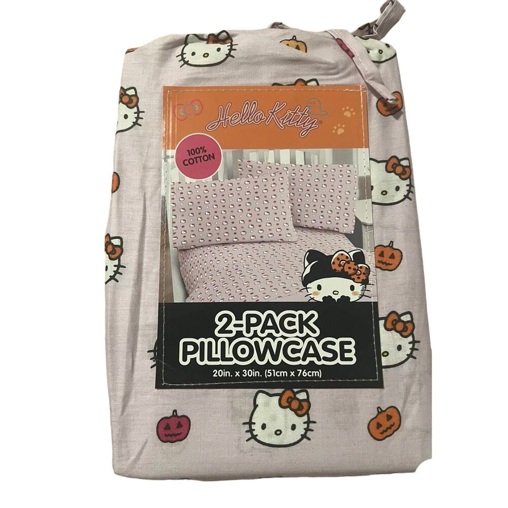 Hello Kitty Halloween Pillow Case Pink